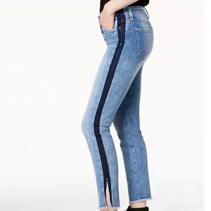 Flying Monkey Mid Rise Tuxedo Stipe Jeans Size 28